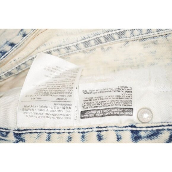 Levi’s Acid Wash Denim Shorts W26 | Vintage High-Waisted Cutoff | Y2K Grunge - Picture 4 of 11